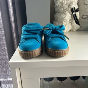 Puma Fenty Rihanna Vibrant Teal Kids Sneakers
